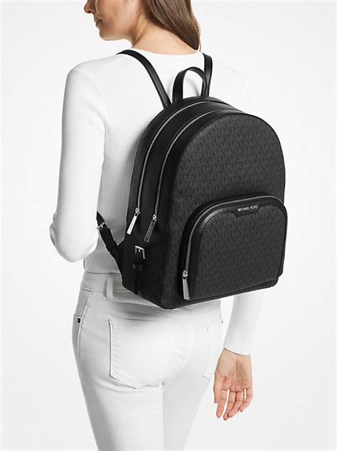 michael kors jaycee logo backpack.